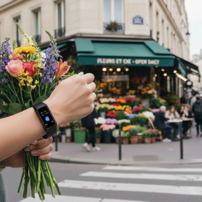 8. Smartband Gravity Czarny GT40-1