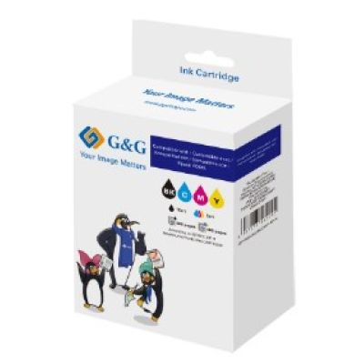 3. G&G NP-R2-0604XLBKCMY-R nabój z tuszem 1 szt. Zamiennik Czarny, Cyjan, Purpurowy, Żółty