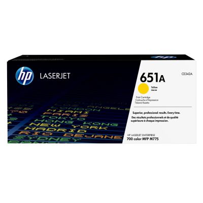 48. HP 651A oryginalny wkład z żółtym tonerem LaserJet