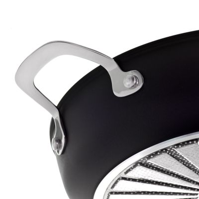 3. Patelnia BALLARINI Alba głęboka z 2 uchwytami tytanowa 24 cm ALBG3ED.24D