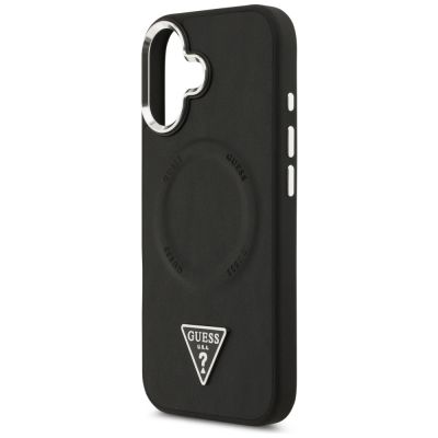 6. Etui Guess Triangle Logo MagSafe na iPhone 17 - czarne