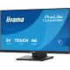 6. monitor dotykowy iiyama ProLite 24" IPS z technologią InCell PCAP (10pkt), z powłoką antyrefleksyjną oraz elastyczną podstawą