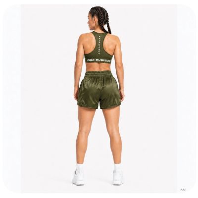 3. Spodenki tajskie damskie ARMY GREEN COMBATWEAR | DBX Bushido