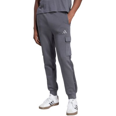 7. Spodnie męskie adidas AOP Colourblock szare JM1716