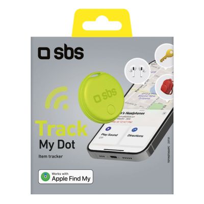 2. Lokalizator SBS Track My Circle kompatybilny z Apple Find My - zielony