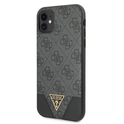 2. Etui Guess 4G Triangle Collection na iPhone 11 6,1" / Xr - szare