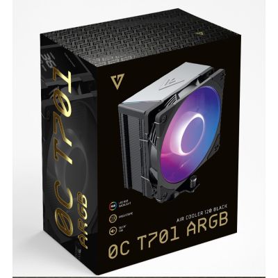 5. MODECOM CHŁODZENIE CPU VOLCANO 0C T701 ARGB BLACK