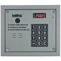 Panel audio z czytnikiem kluczy RFID Laskomex CP-2503R srebrny