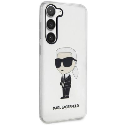 4. Etui Karl Lagerfeld Ikonik Karl na Samsung Galaxy S23+ - przezroczyste