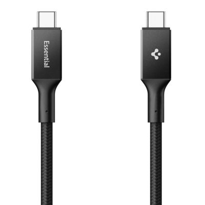 2. Kabel Spigen Essential EB24015CC USB-C / USB-C 240W 150cm - czarny