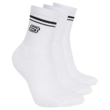 Skechers 3pk Wpk Wmn Ls Low Crew S601827-WHT Białe 39-42