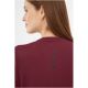 T-shirt damski VIKING Salen Lady Merino bordowy   XL