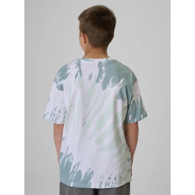 2. T-shirt bawełniany chłopięcy 4F 4FJRSS26TTSHM4173-91A