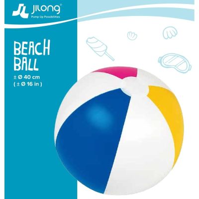 33. PIŁKA PLAŻOWA DMUCHANA 40CM 66001