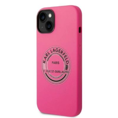 2. Etui Karl Lagerfeld Silicone RSG na iPhone 14 Plus - różowe