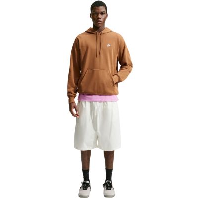 6. Bluza męska Nike Club FT PO Hoodie jasny brąz FN3866 270
