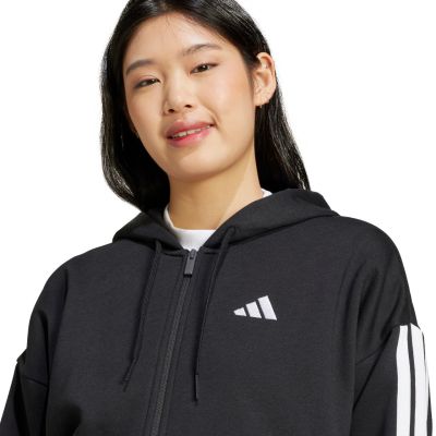 12. Bluza adidas Essentials 3 Stripes Full Zipp Hoodie W JE1283