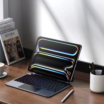 5. Etui z klawiaturą Dux Ducis (MK series) na iPad Pro 11" (2024) - czarne