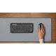 8. Logitech 920-012203 klawiatura Dołączona myszka Uniwersalne RF Wireless + Bluetooth QWERTZ Niemiecki Grafitowy