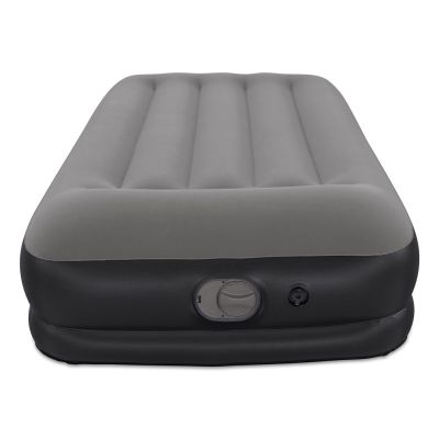 15. Bestway 671BT dmuchany materac Pojedynczy materac Czarny, Szary Unisex