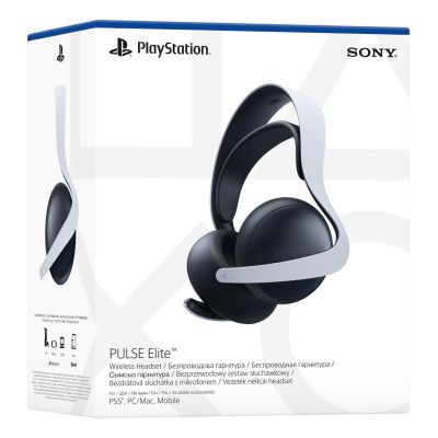 5. Sony PULSE Elite Zestaw słuchawkowy Przewodowy i Bezprzewodowy Opaska na głowę Gaming Bluetooth Podstawka do ładowania Czarny, Biały
