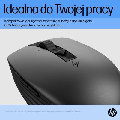 14. Mysz HP 710 Rechargeable Silent Mouse Black bezprzewodowa z akumulatorem czarna 6E6F2AA