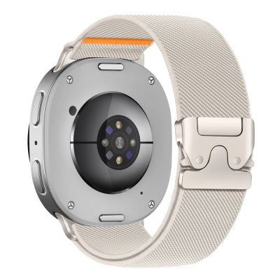 2. Pasek Tech-Protect Nylon Clasp na Samsung Galaxy Watch 40 / 44 / 46 mm - beżowy