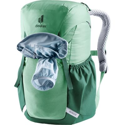 9. Plecak turystyczny dziecięcy Deuter Junior, spearmint/seagreen