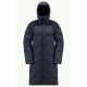 Kurtka zimowa damska Jack Wolfskin MARIENPLATZ COAT W night blue Down Insulated granatowa  (1206971_1010)