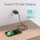 5. Kabel Choetech IP0039 USB-C / Lightning MFi 480Mb/s 3A 1.2m - czarny