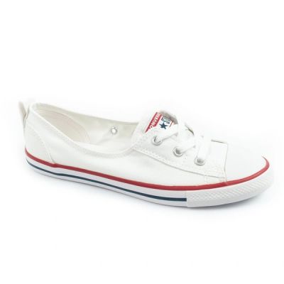 Converse buty damskie sportowe Chuck Taylor All Star Ballet Lace baleriny białe
