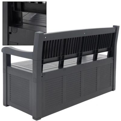 37. ŁAWKA SKRZYNIA OGRODOWA 2W1 130x60x85CM