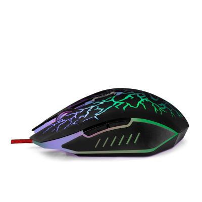8. Mysz Esperanza Lightning EGM211R (optyczna; 2400 DPI; kolor czarny)