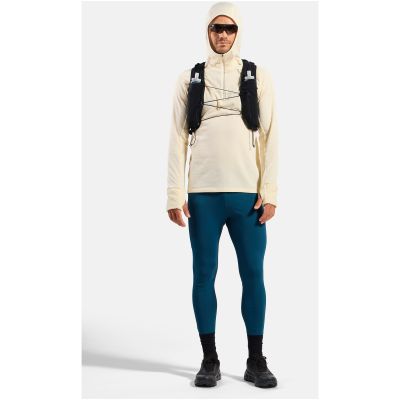 8. Bluza z kapturem męska Odlo X-ALP Mid layer hoody beżowa