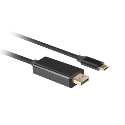 3. LANBERG KABEL USB-C(M)->DISPLAYPORT(M) 3M 4K 60HZ CZARNY CA-CMDP-10CU-0030-BK