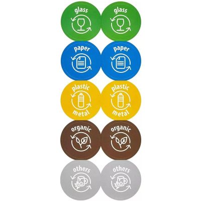 10. ŚMIETNIK KOSZE NA ŚMIECI 25 L SORTIBOX SET4 SZT. SZARY KAMIEŃ