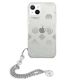 3. Etui Guess Peony Chain Collection na iPhone 13 mini - srebrne