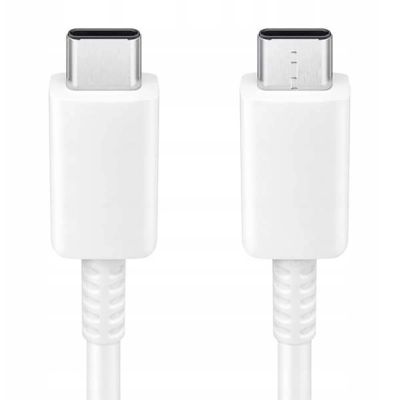 2. Kabel Samsung EP-DA705BWE USB-C - USB-C 3A 1m (OOB Bulk - opakowanie zastępcze) - biały