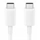 2. Kabel Samsung EP-DA705BWE USB-C - USB-C 3A 1m (OOB Bulk - opakowanie zastępcze) - biały