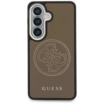 3. Etui Guess Perforated Logo MagSafe na Samsung Galaxy S26 - brązowe