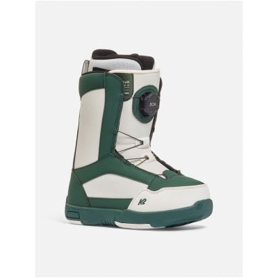 4. Buty snowboardowe juniorskie K2 YOU+H forevergreen