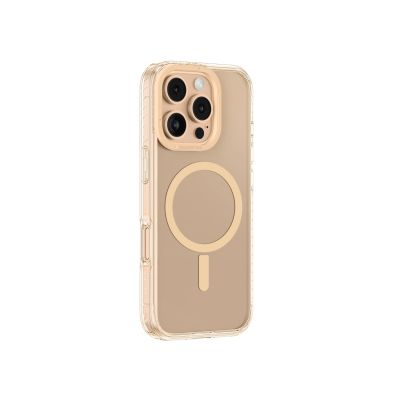 2. Etui silikonowe AMAZINGTHING Titan Pro Mag Case z pierścieniem magnetycznym do iPhone 16 Pro - różowe złoto