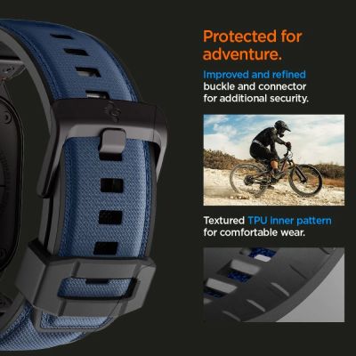11. Pasek Spigen DuraPro Armor na Apple Watch 44 / 45 / 46 / 49 mm - granatowy