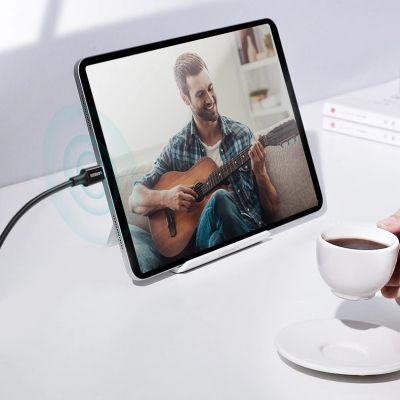 8. Kabel Ugreen US300 USB-C - USB-C PD QC FCP 100W 5A 480Mb/s 2m - biały