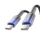2. Kabel Joyroom S-A42 Crystal-Clear Series 60W USB-C - USB-C 1,2m - czarny