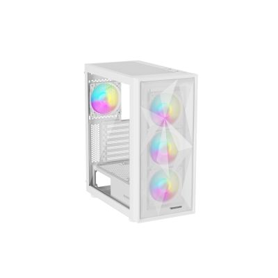 5. OBUDOWA GENESIS DIAXID 605 ARGB MIDI TOWER Z OKNEM USB-C BIAŁA