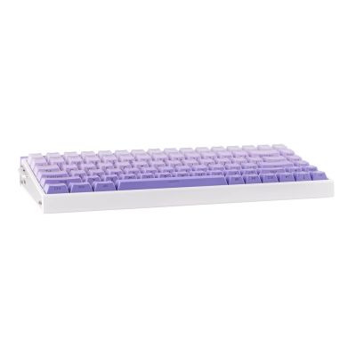 6. Klawiatura gasket HERO84 HE White+Purple+Gradient+LIGHT JadeKing switch RGB AULA