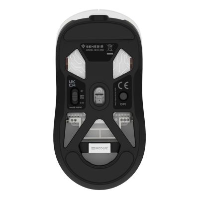 7. GENESIS Zircon 660 myszka Gaming Po prawej stronie RF Wireless + Bluetooth + USB Type-A Optyczny 12000 DPI