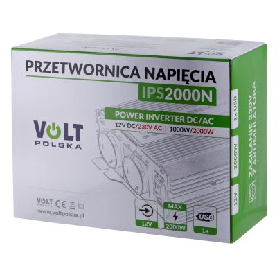 3. Przetwornica napiecia IPS 2000 N 12/230V + USB