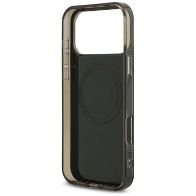 7. Etui US Polo DH and Bottom Stripe Logo MagSafe na iPhone 17 Pro Max - czarne